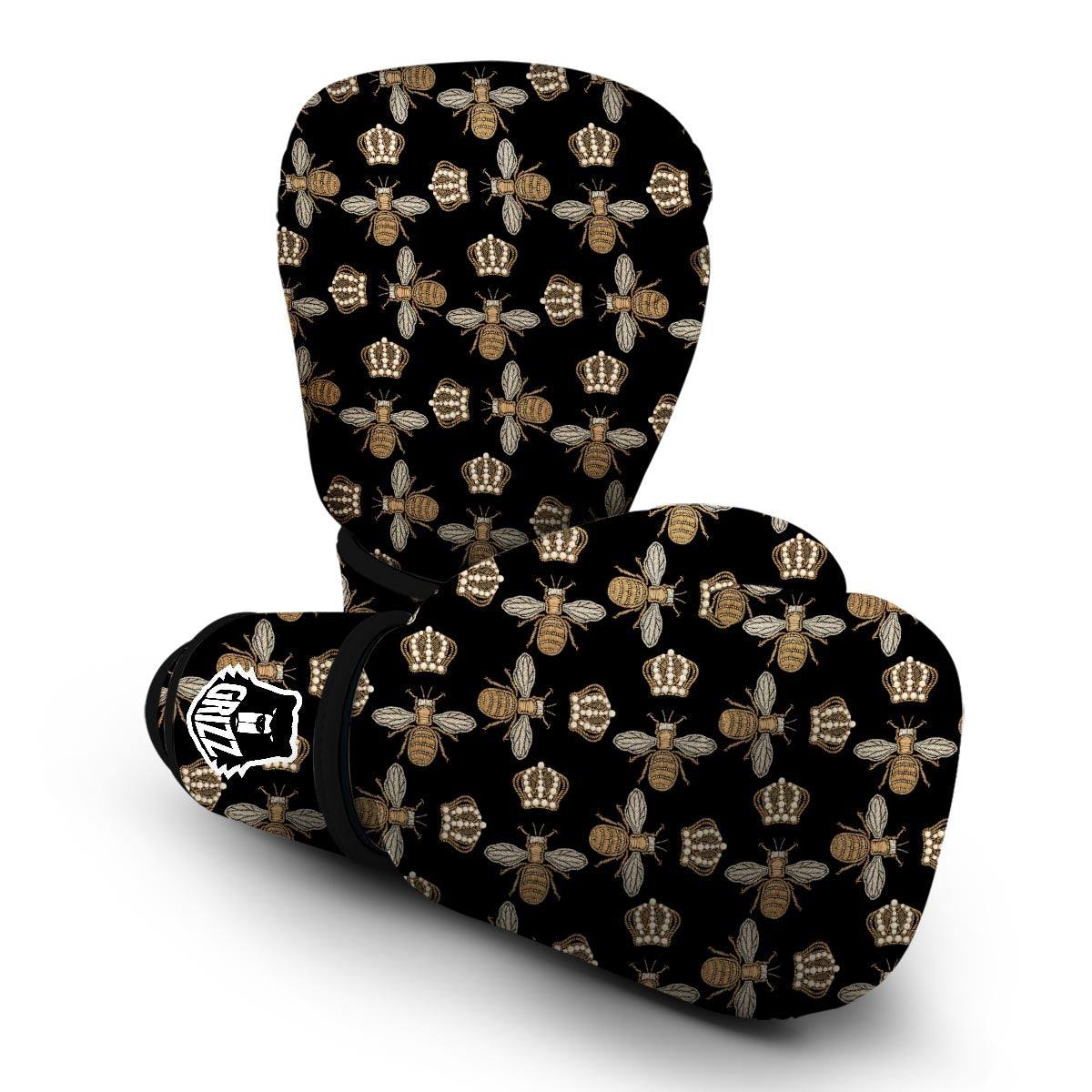 Bee Honey Gifts Pattern Print Boxing Gloves-grizzshop