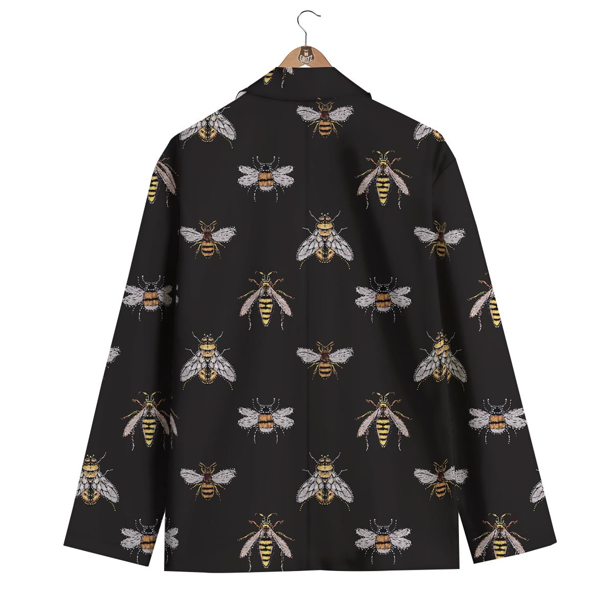Bee Lovers Honey Gifts Pattern Print Men's Blazer-grizzshop