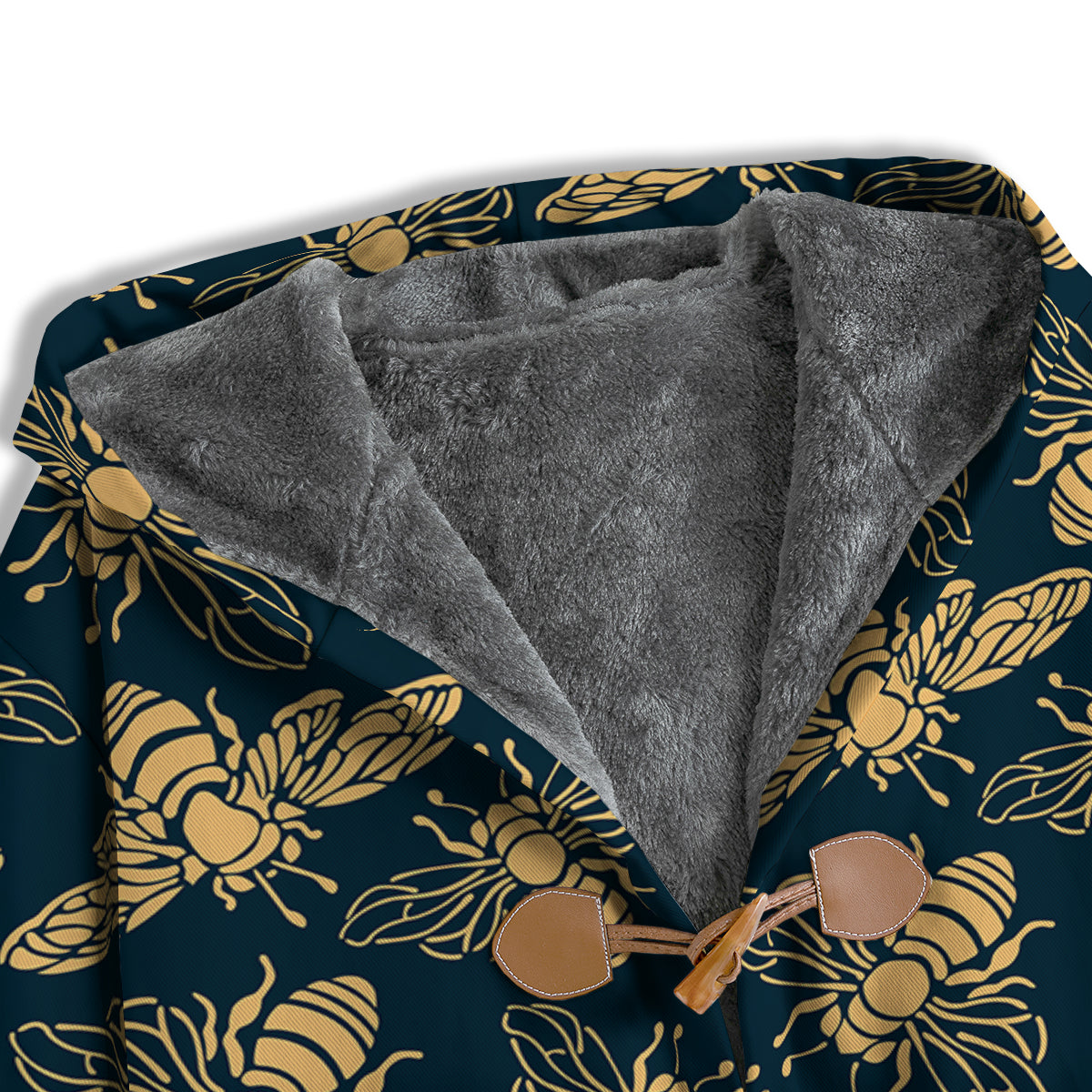 Bee Vintage Print Pattern Men's Windbreaker Jacket-grizzshop