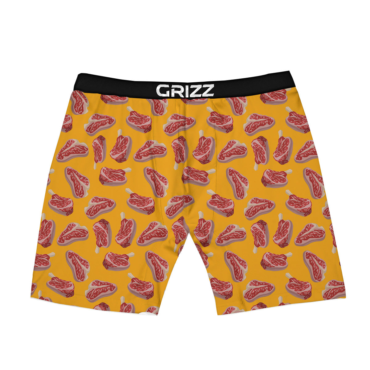 Beef Meat Steak Print Pattern Boxer Briefs-grizzshop