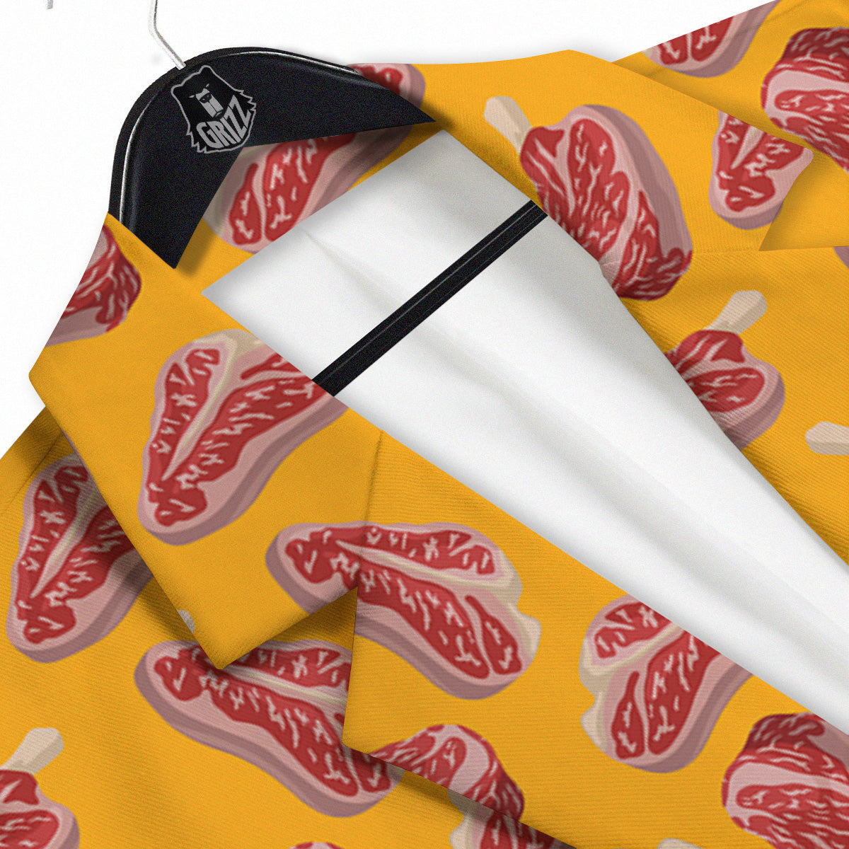 Beef Meat Steak Print Pattern Men's Sport Coat-grizzshop