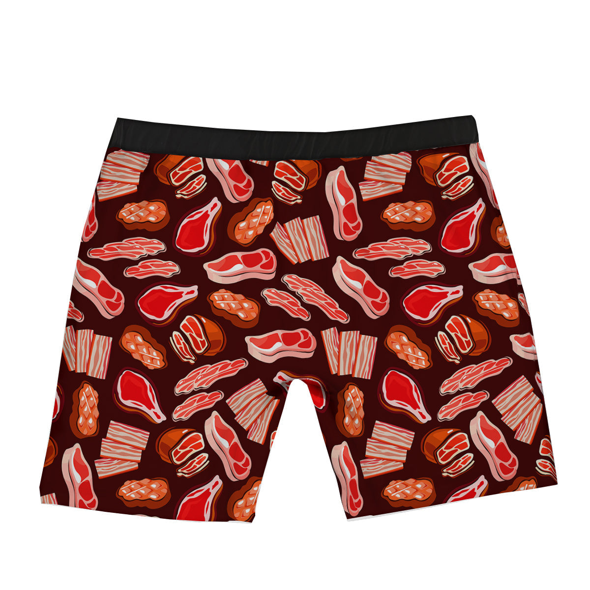 Beef Steaks Print Pattern Boxer Briefs-grizzshop