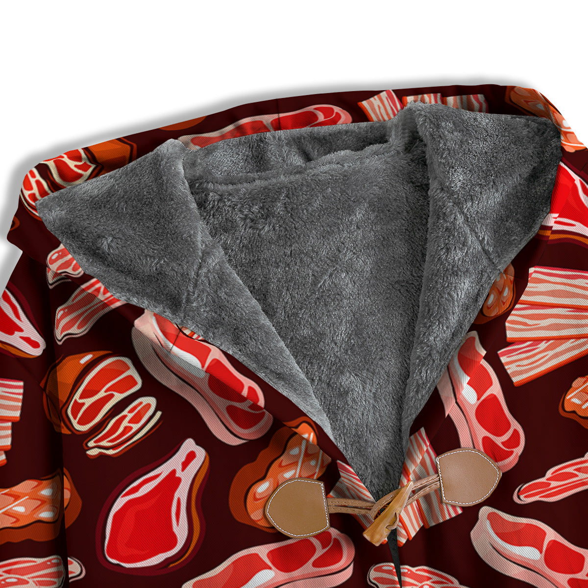 Beef Steaks Print Pattern Men's Windbreaker Jacket-grizzshop
