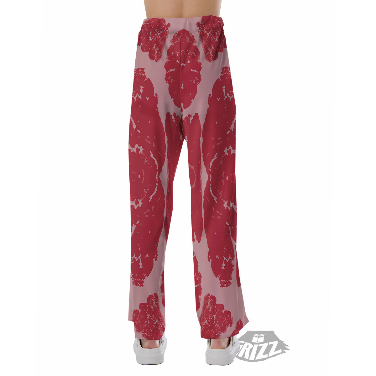 Beef Texture Print Pattern Pajama Pants-grizzshop
