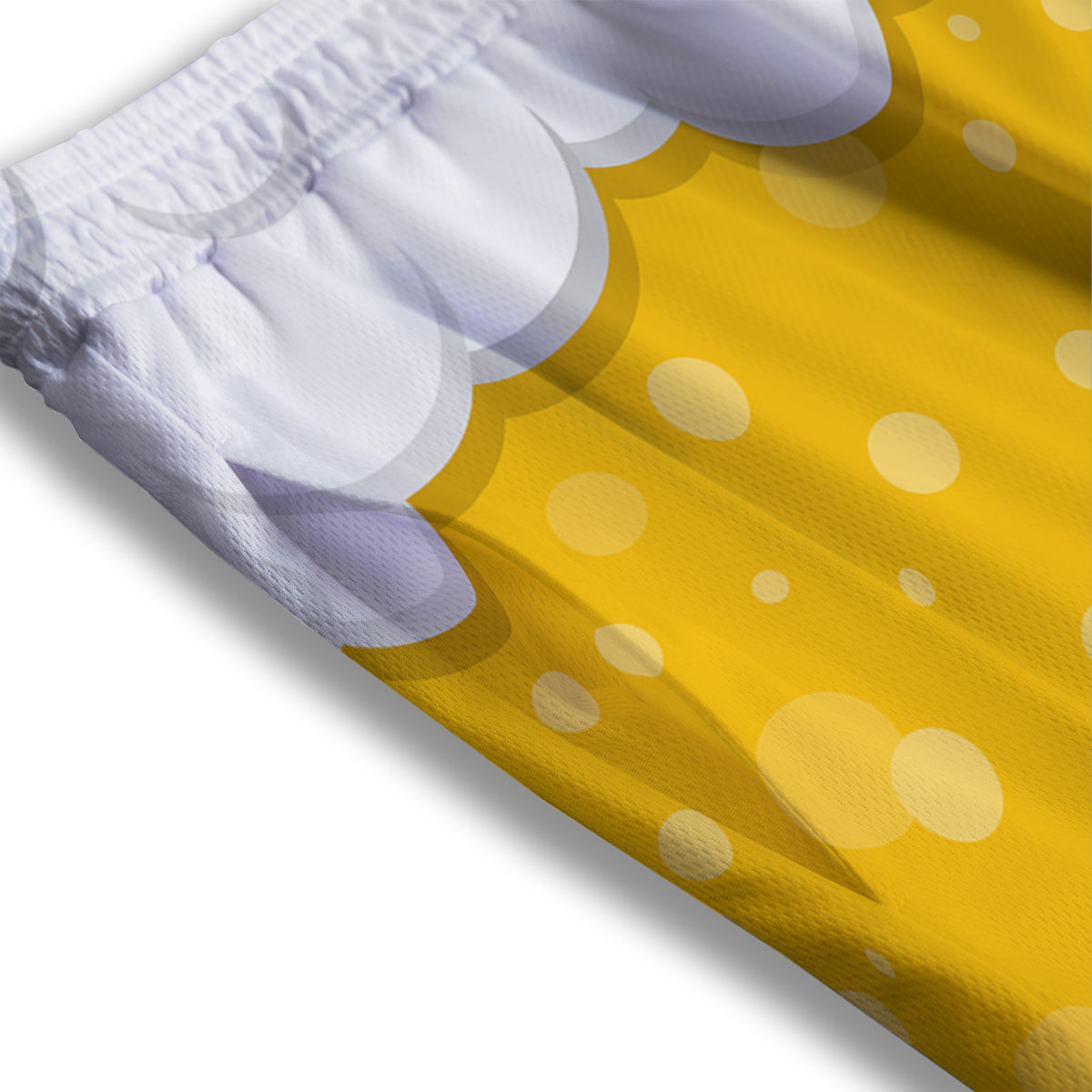 Cartoon Dartboard Print Pattern Mesh Shorts