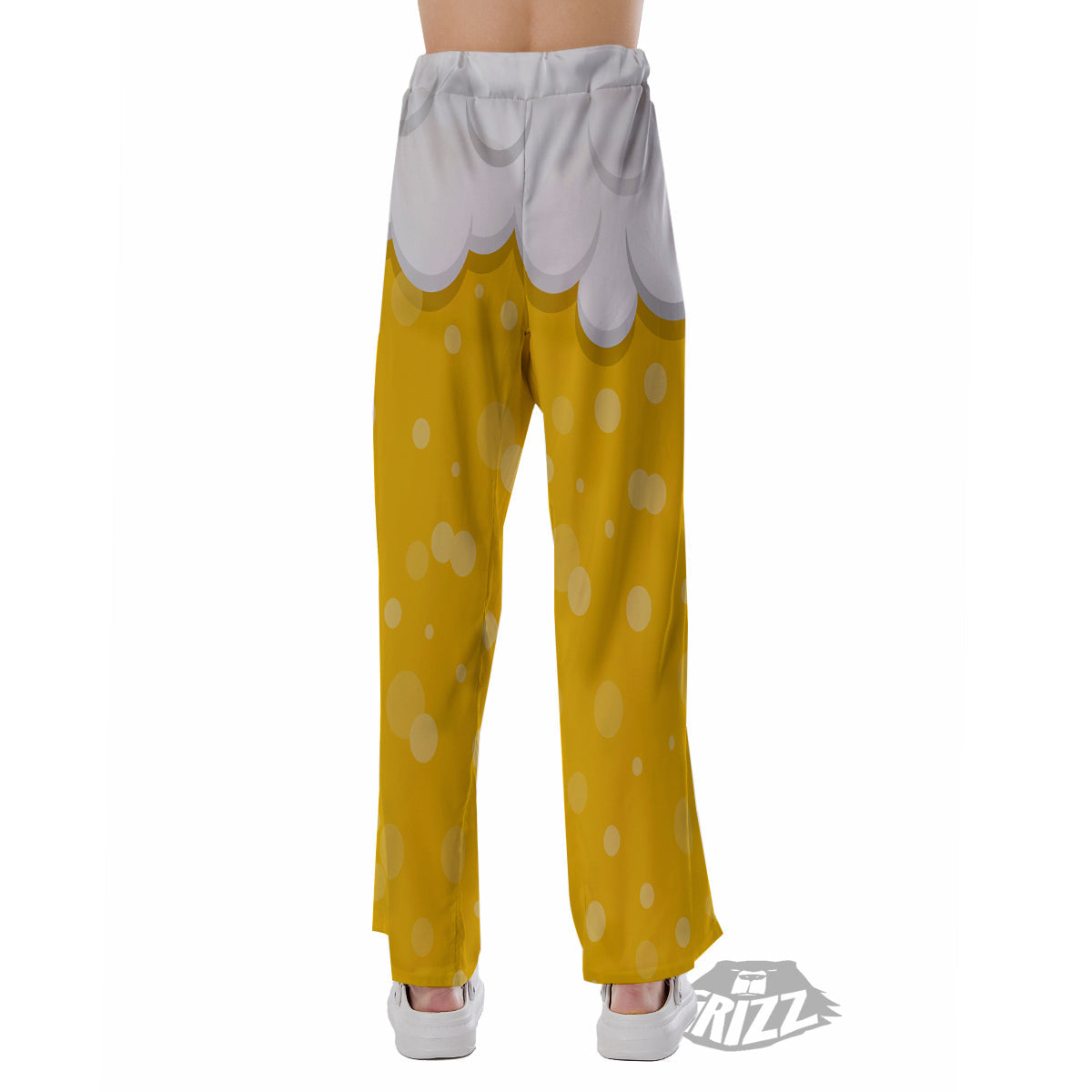 Beer Foam And Bubbles Cartoon Print Pajama Pants-grizzshop