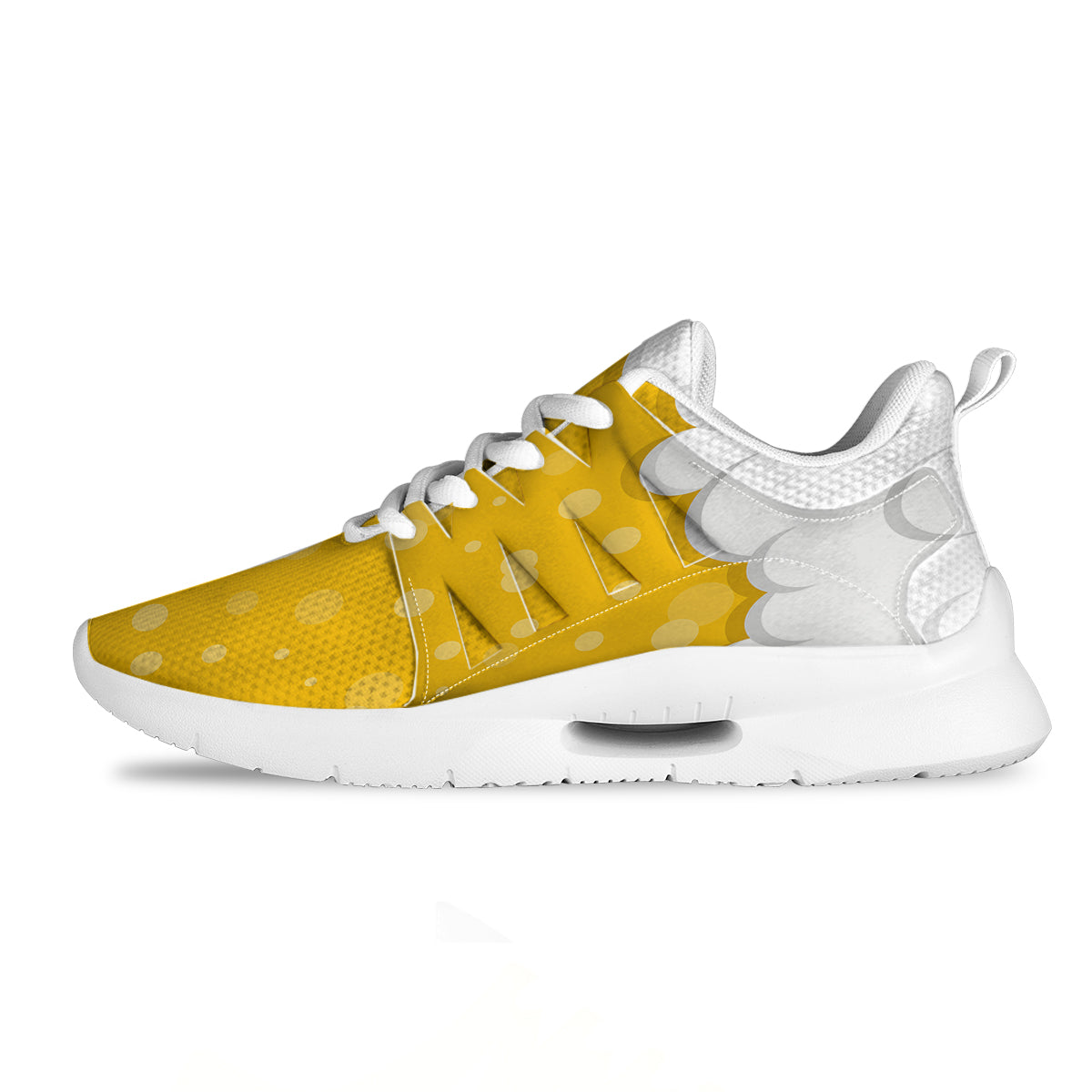 Beer Foam And Bubbles Cartoon Print Tennis Shoes-grizzshop