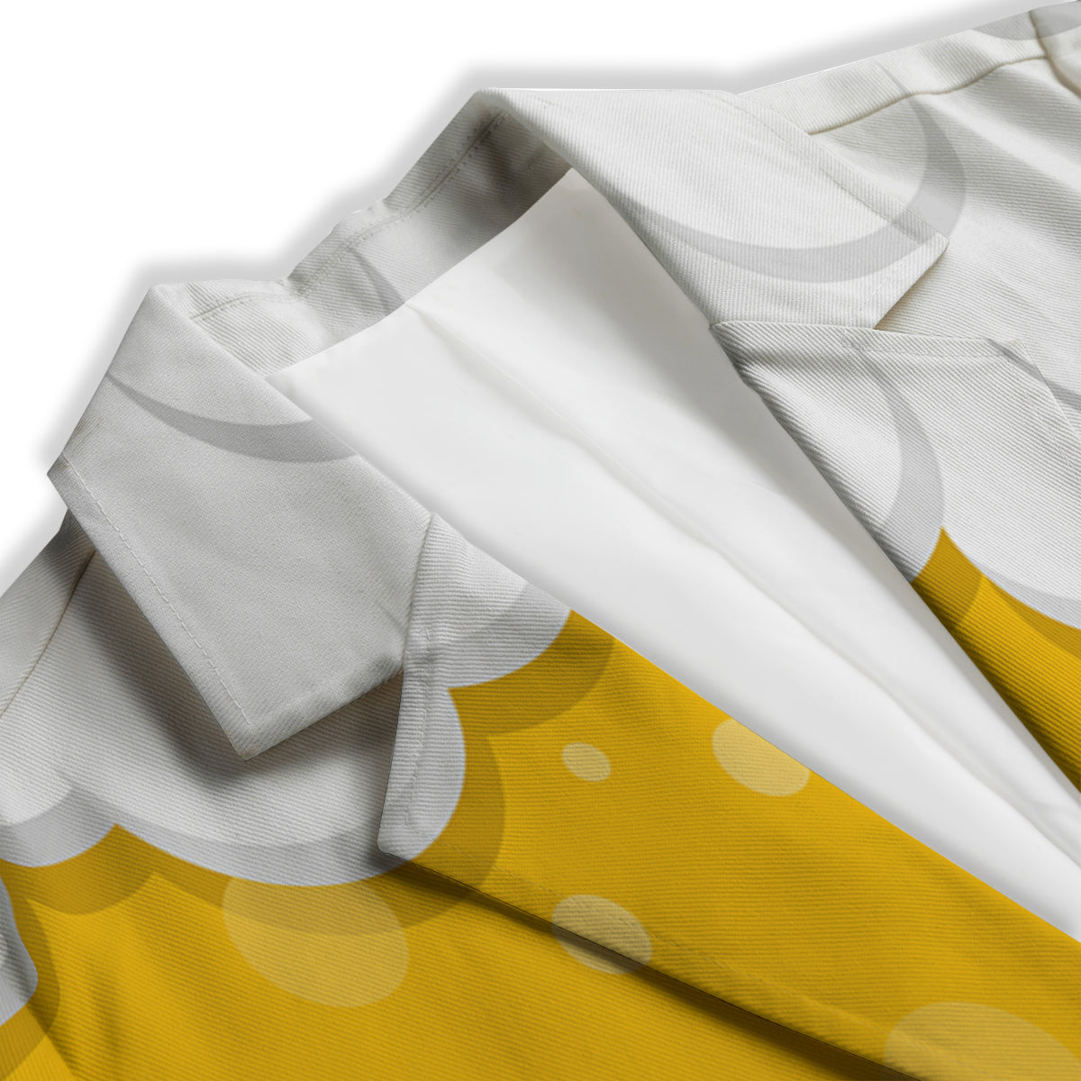 Beer Foam And Bubbles Cartoon Print Women's Blazer-grizzshop