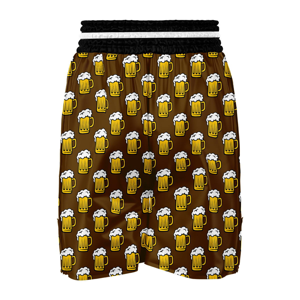 Beer Print Pattern Boxing Shorts-grizzshop