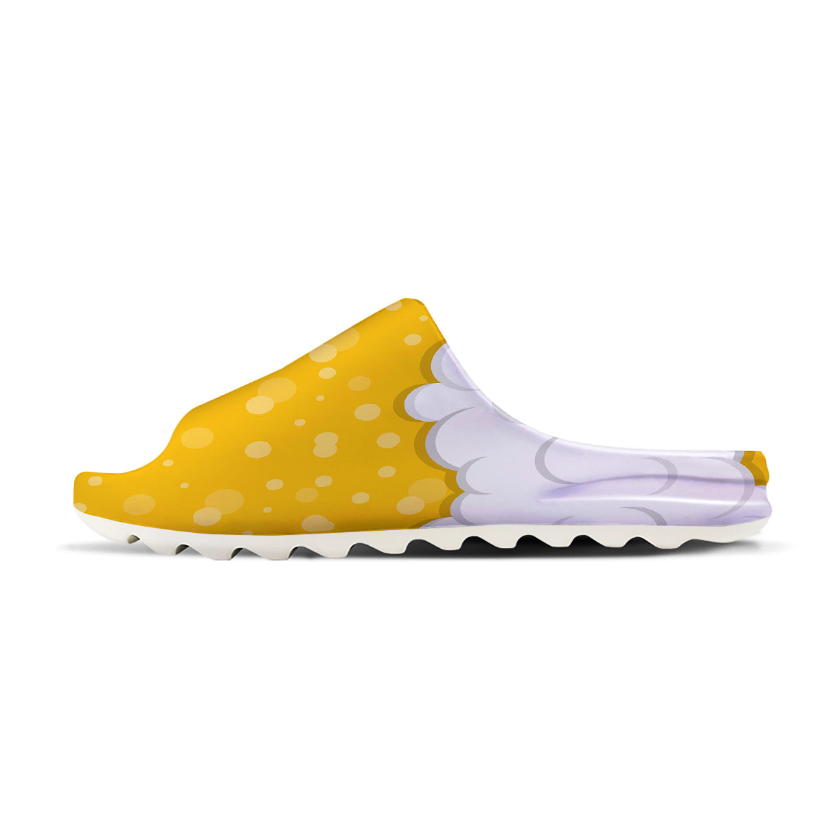 Beer Foam And Bubbles Cartoon Print Sandals-grizzshop