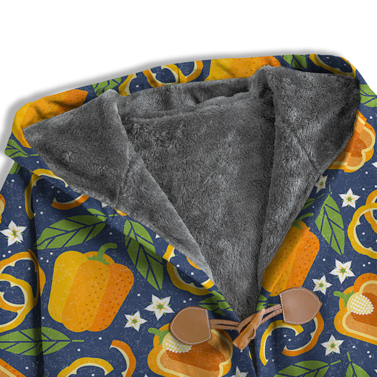 Bell Pepper Leaf Print Pattern Men's Windbreaker Jacket-grizzshop
