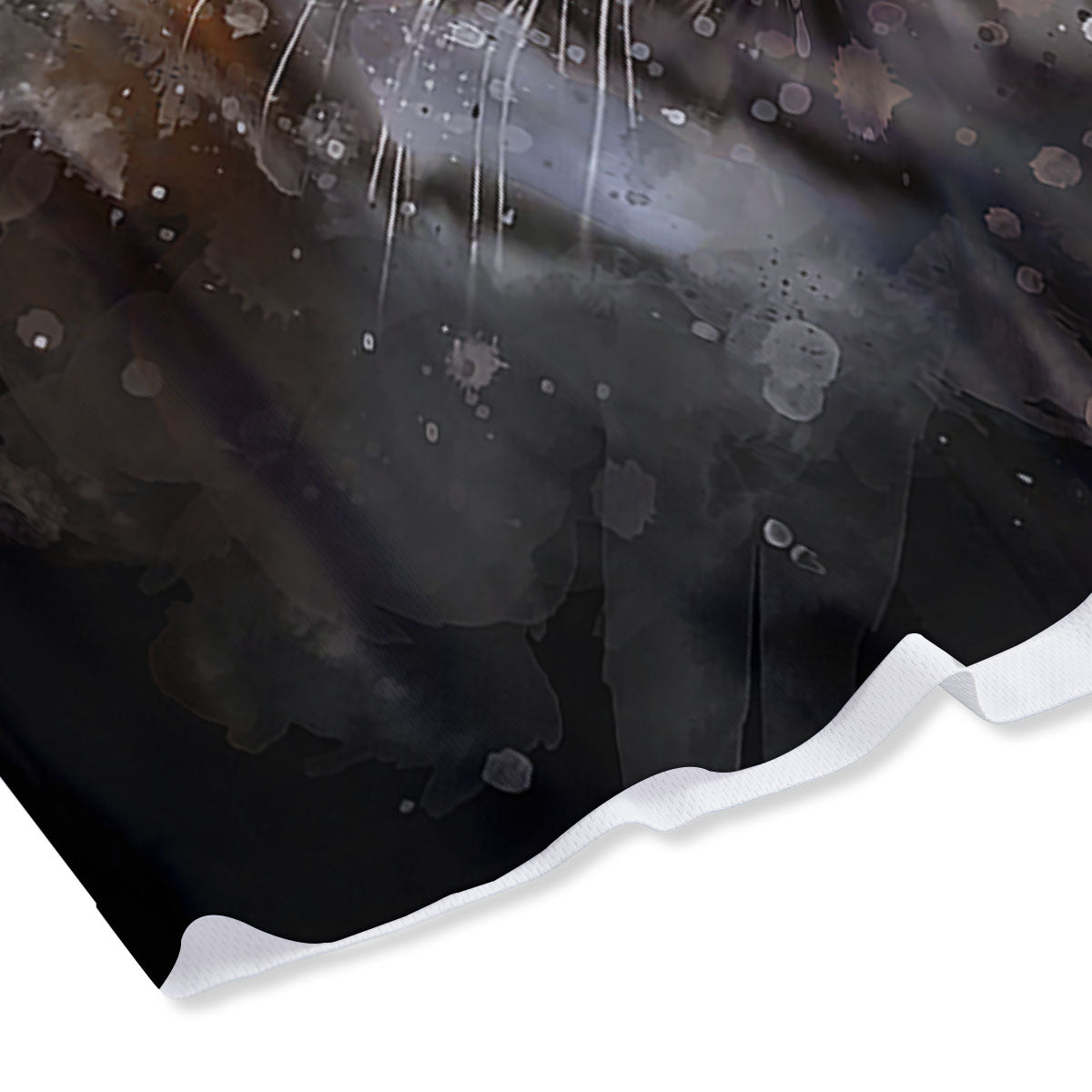 Bengal Tiger Watercolor Print Mesh Shorts