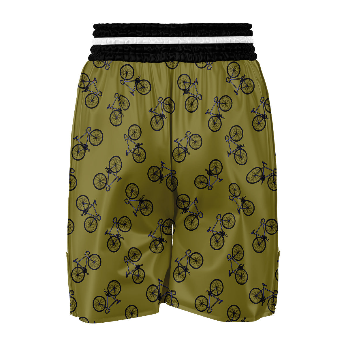 Bicycle Print Pattern Boxing Shorts-grizzshop