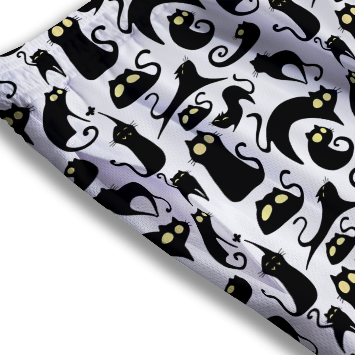 Cancer Cute Cartoon Print Pattern Mesh Shorts