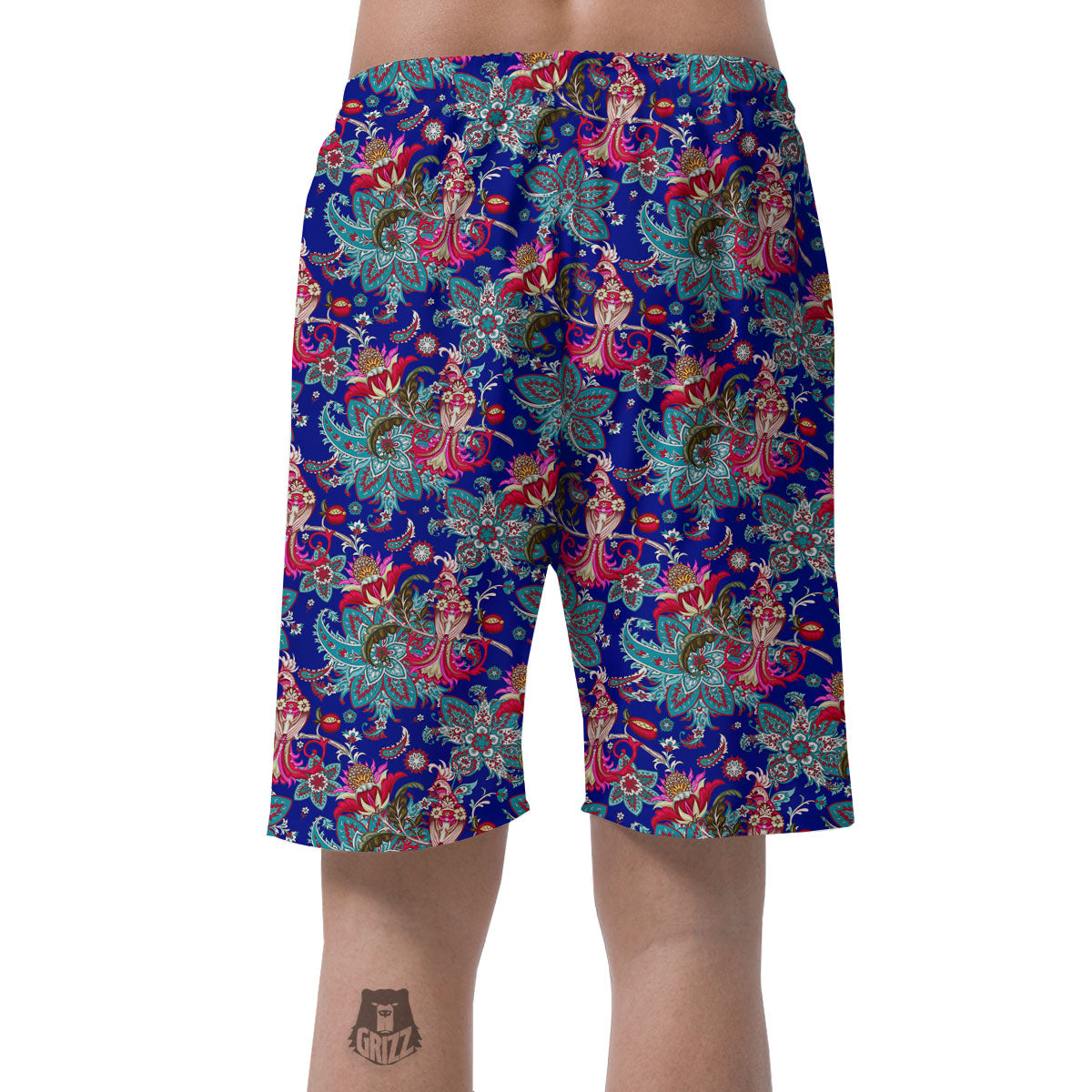 Bird Of Paradise Ethnic Print Pattern Men's Shorts-grizzshop