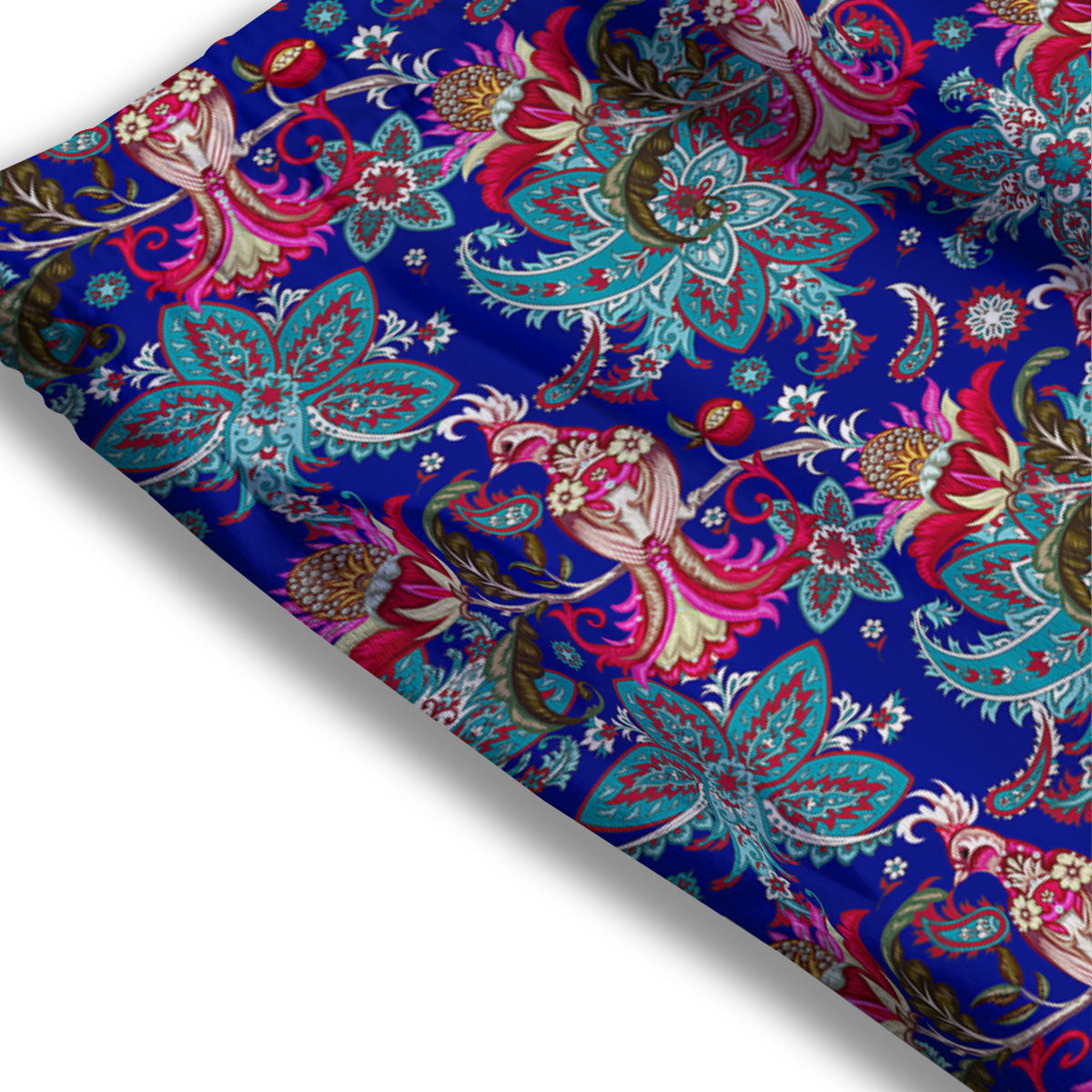 Bird Of Paradise Ethnic Print Pattern Mesh Shorts