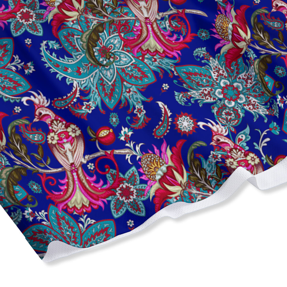 Bird Of Paradise Ethnic Print Pattern Mesh Shorts