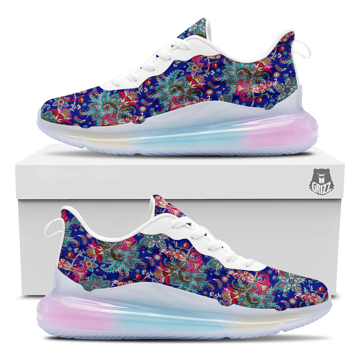 Bird Of Paradise Ethnic Print Pattern Running Sneakers-grizzshop