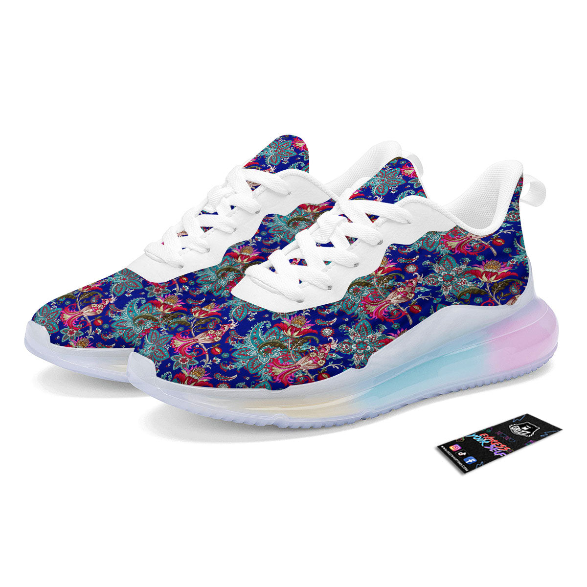 Bird Of Paradise Ethnic Print Pattern Running Sneakers-grizzshop