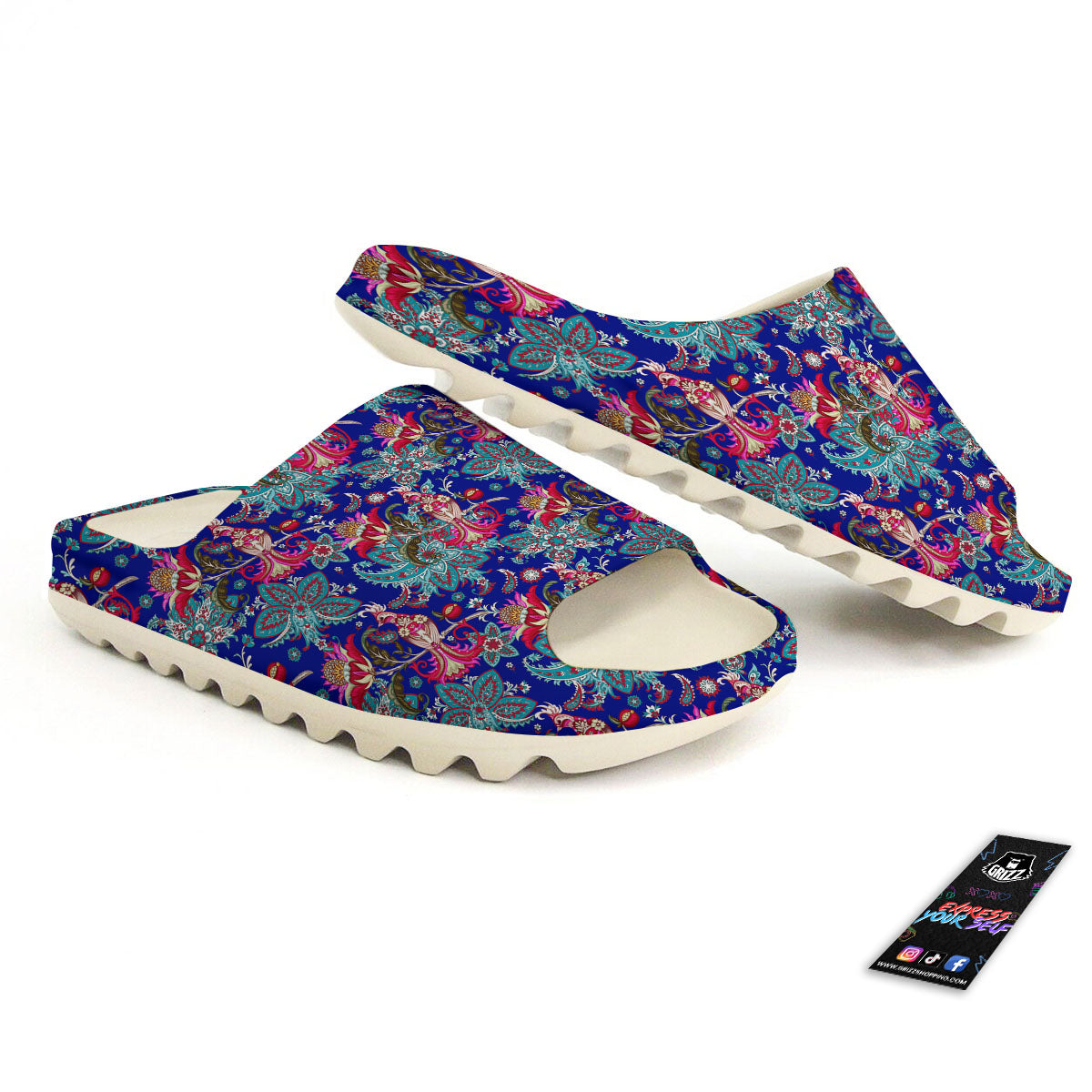 Bird Of Paradise Ethnic Print Pattern Sandals-grizzshop