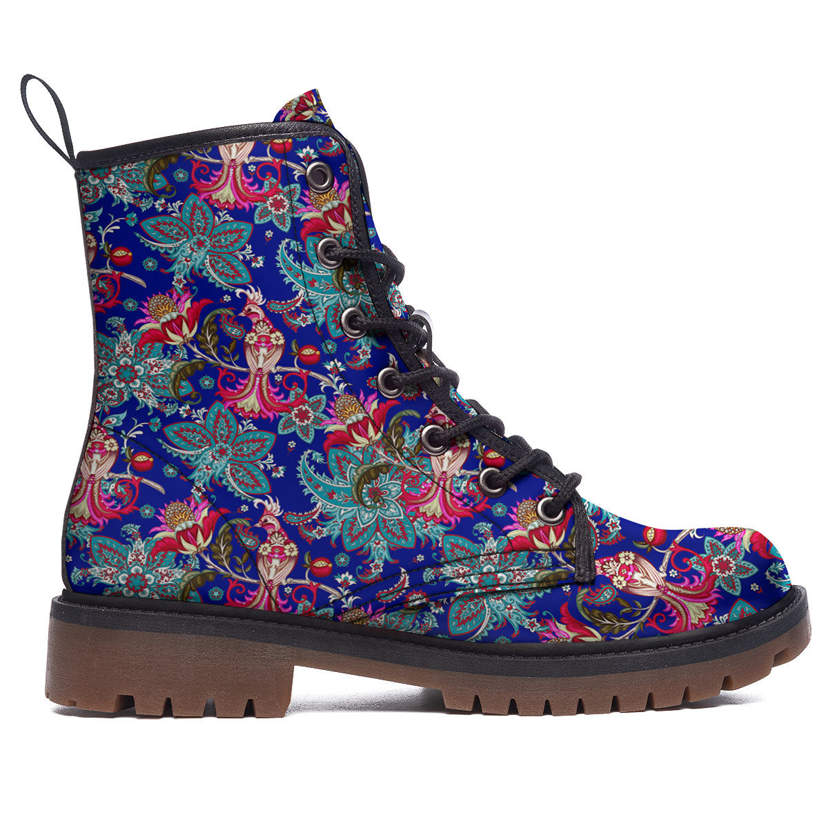 Bird Of Paradise Ethnic Print Pattern Work Boots-grizzshop