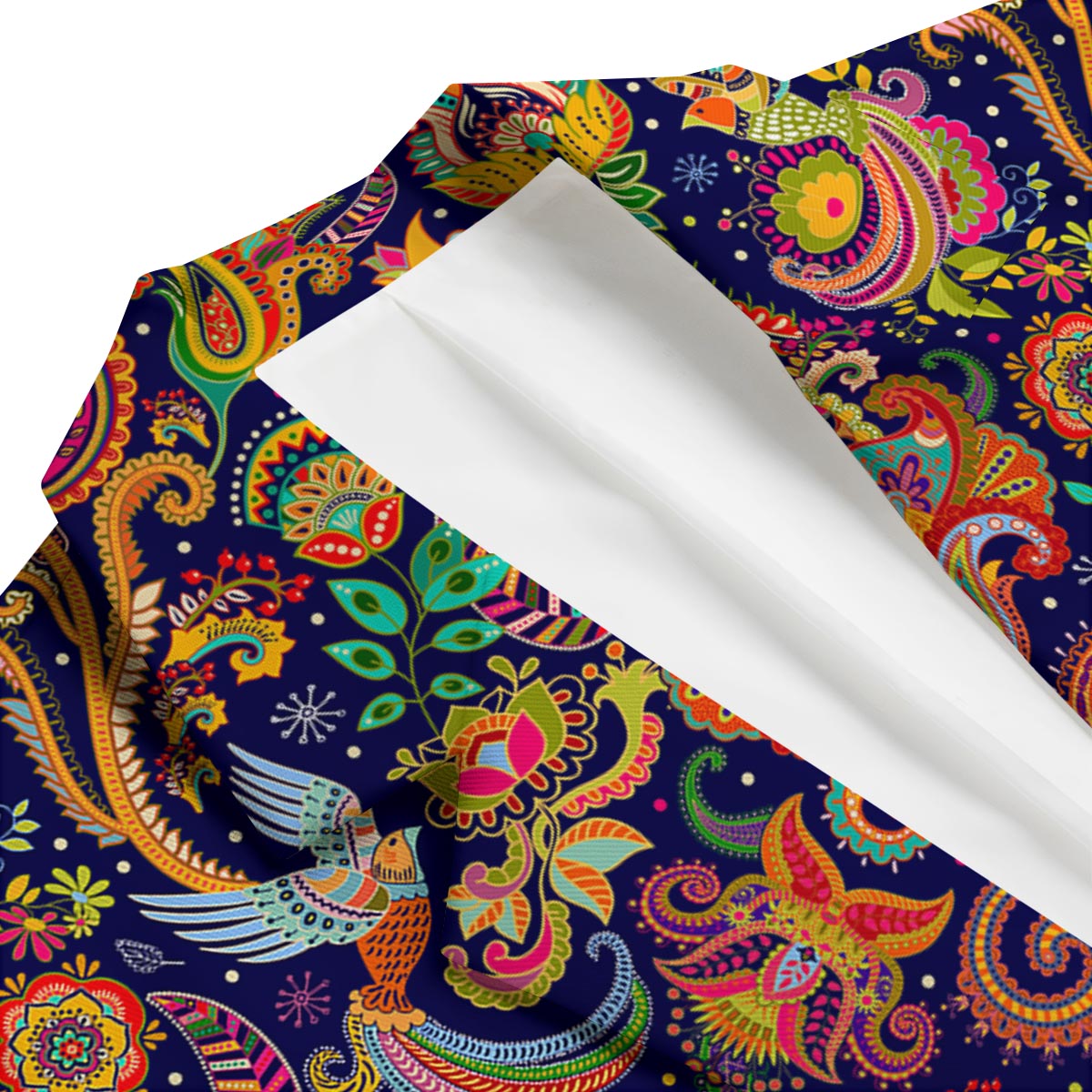 Bird Paisley Men's Blazer-grizzshop