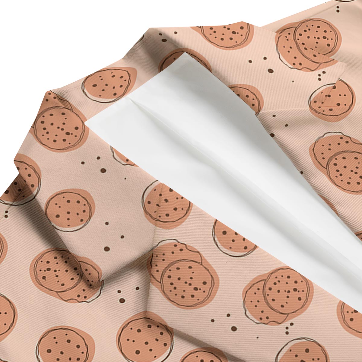 Biscuit Cookie Print Pattern Men's Blazer-grizzshop