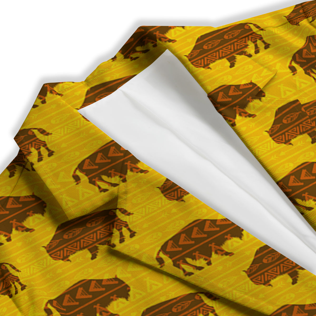 Bison Aztec Print Pattern Women's Blazer-grizzshop