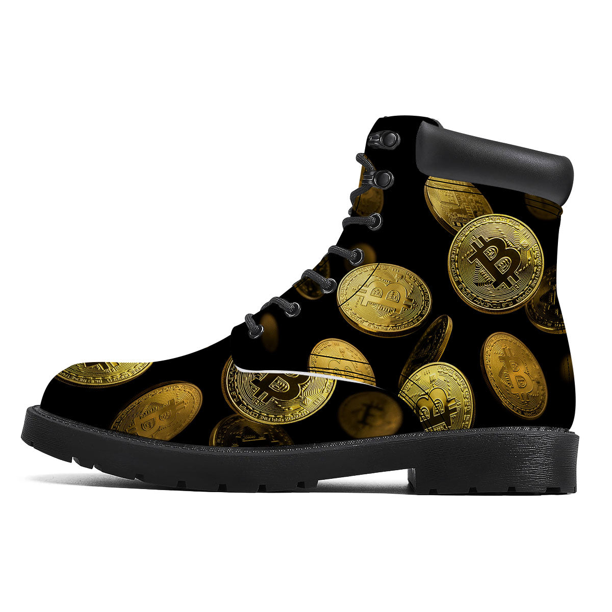 Bitcoin Falling Print Boots-grizzshop