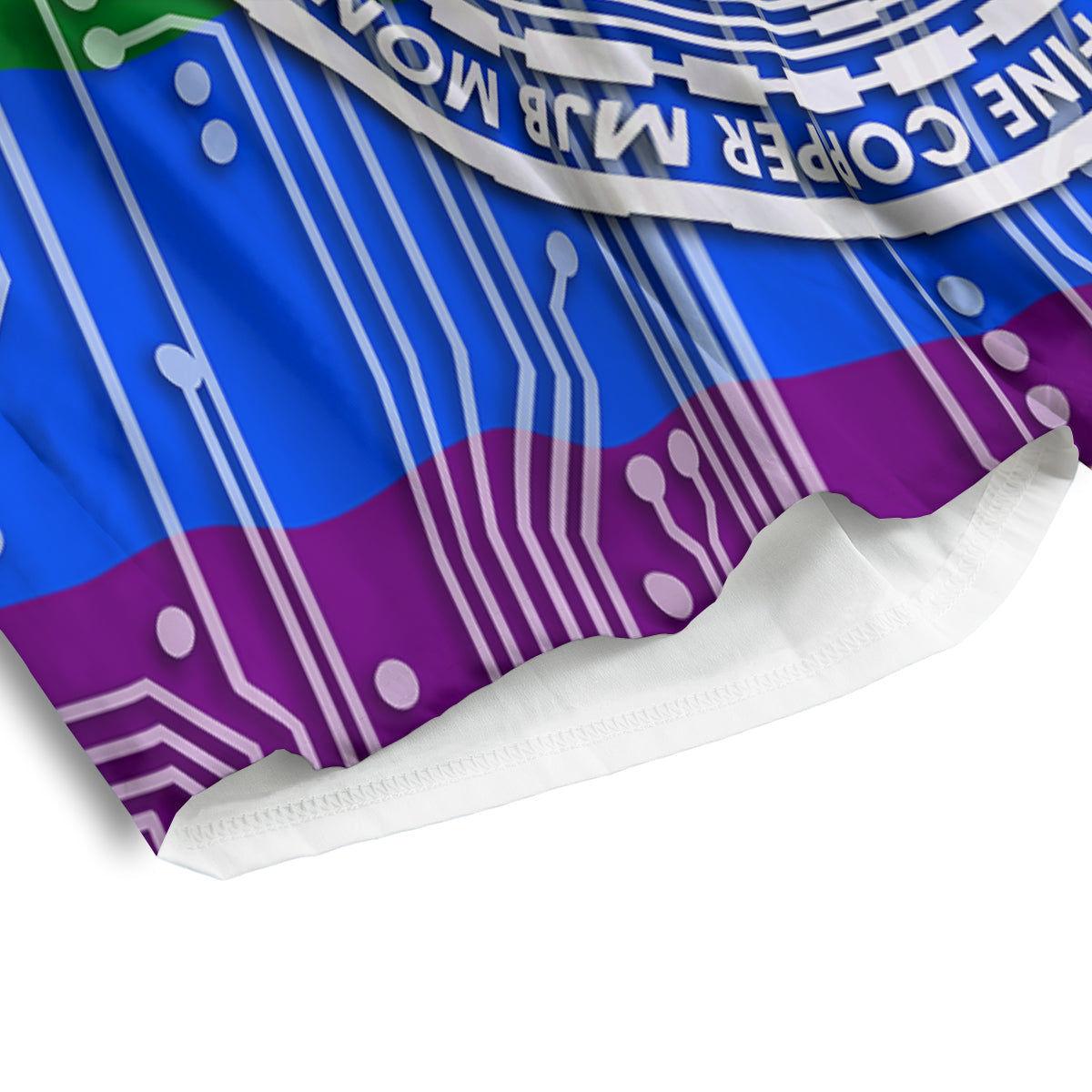 Bitocin LGBT Flag Print Men's Athletic Shorts