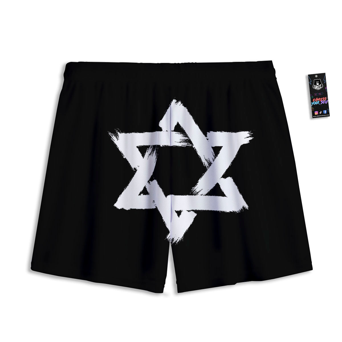 Card Suits Green Playing Print Pattern Mesh Shorts