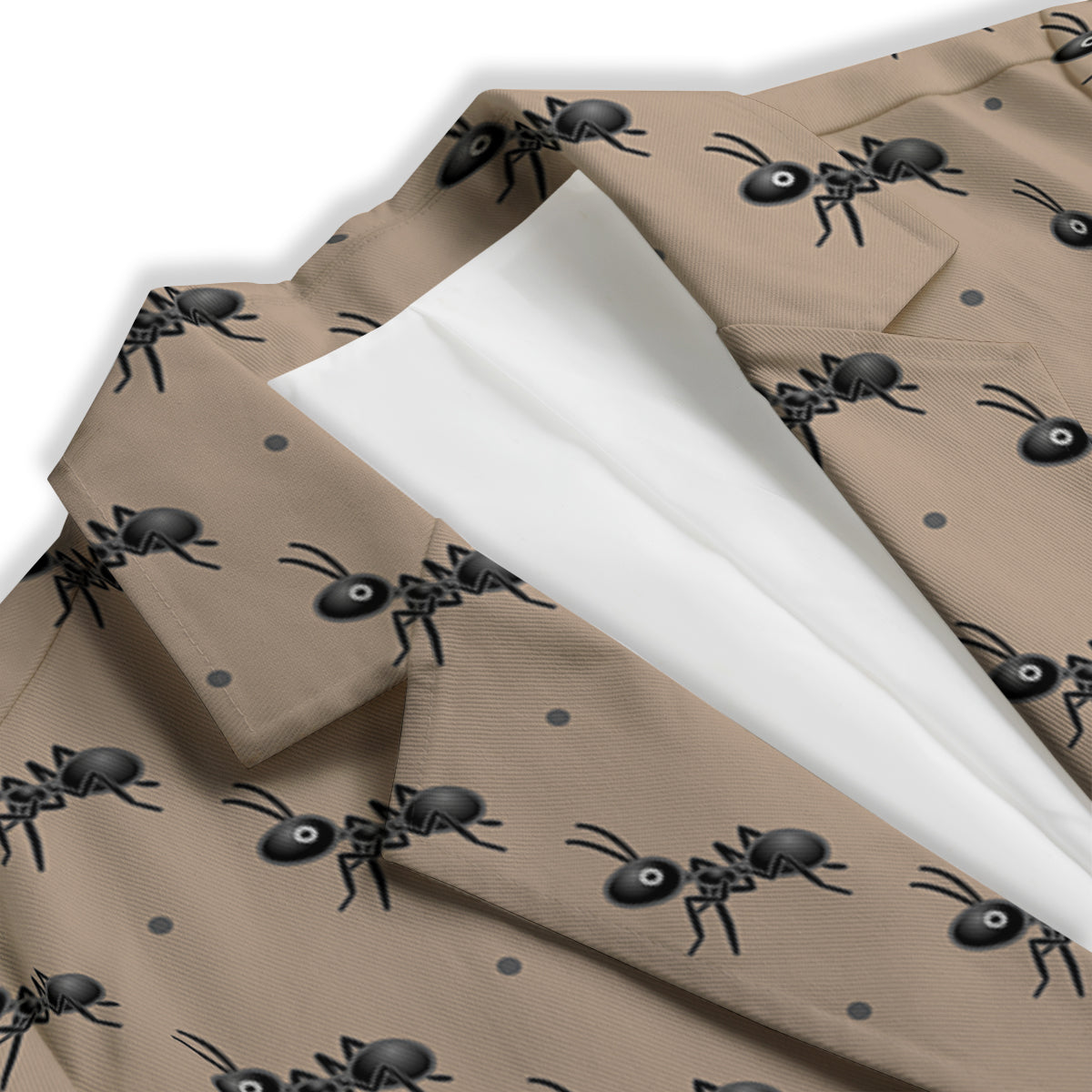 Black Ant Print Pattern Women's Blazer-grizzshop