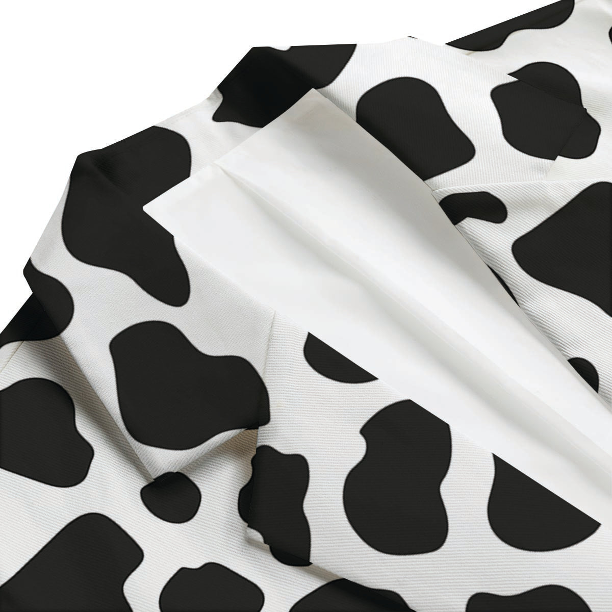 Black Cow Pattern Print' Men's Blazer-grizzshop
