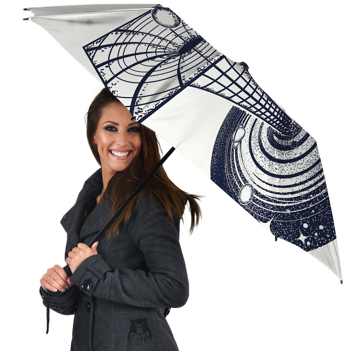 Black Hole Tattoo Print Umbrella-grizzshop