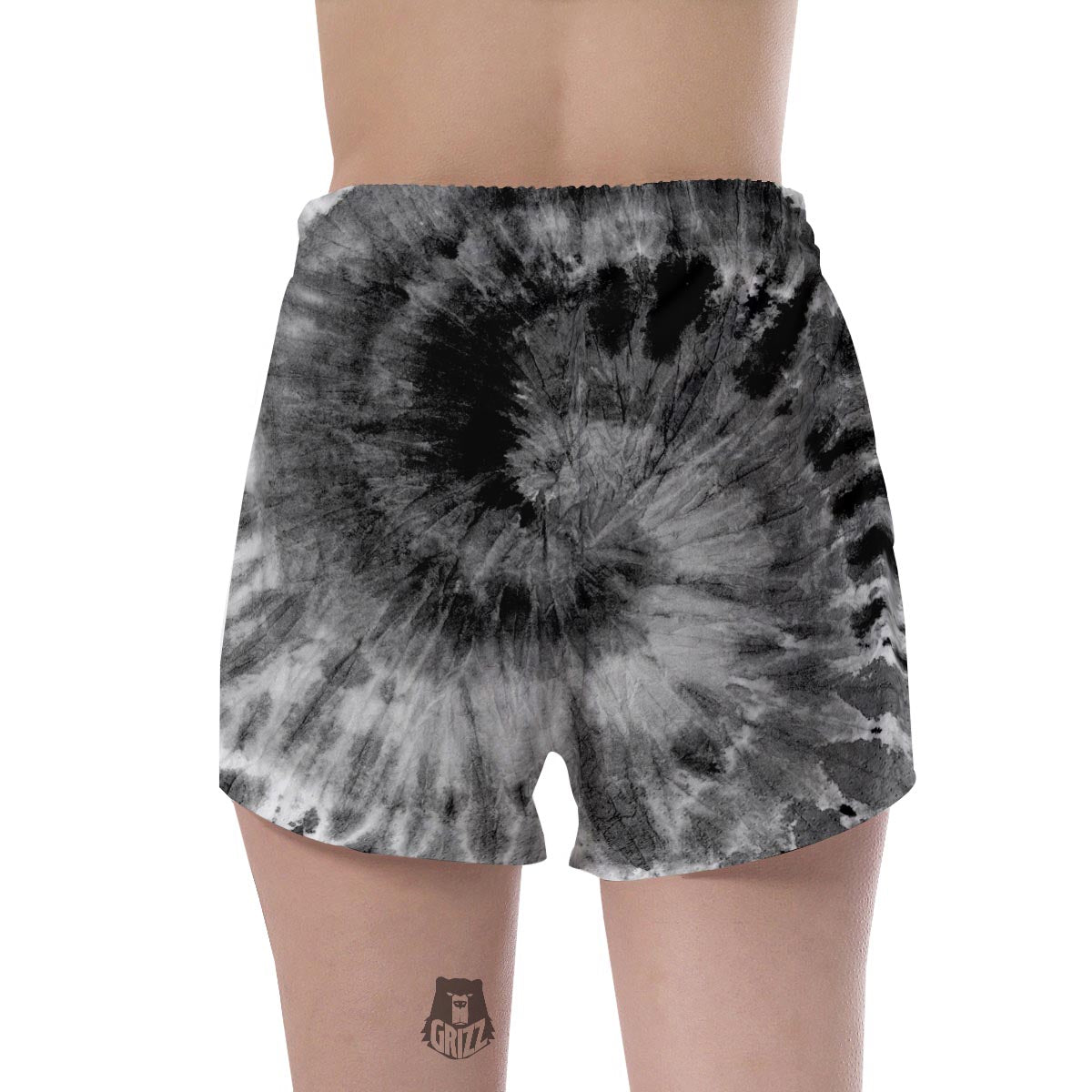 Black Tie Dye Women's Shorts-grizzshop