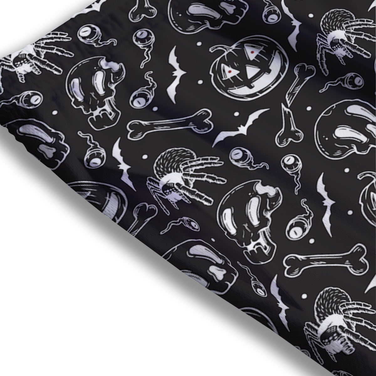 Crane Bird Flying Print Pattern Mesh Shorts