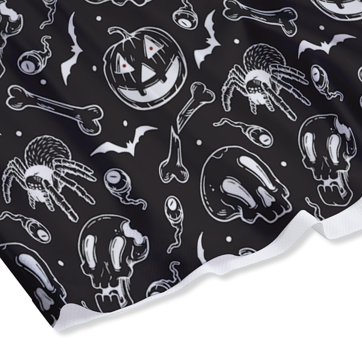 Crane Bird Flying Print Pattern Mesh Shorts
