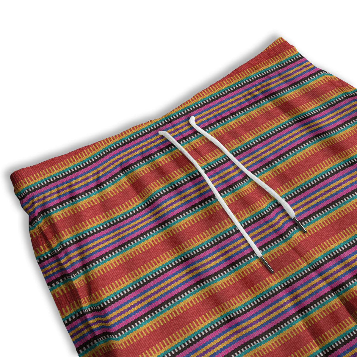 Blanket Mexican Striped Print Pattern Men's Athletic Shorts