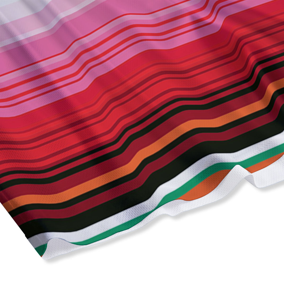 Blanket Mexican Serape Print Pattern Mesh Shorts