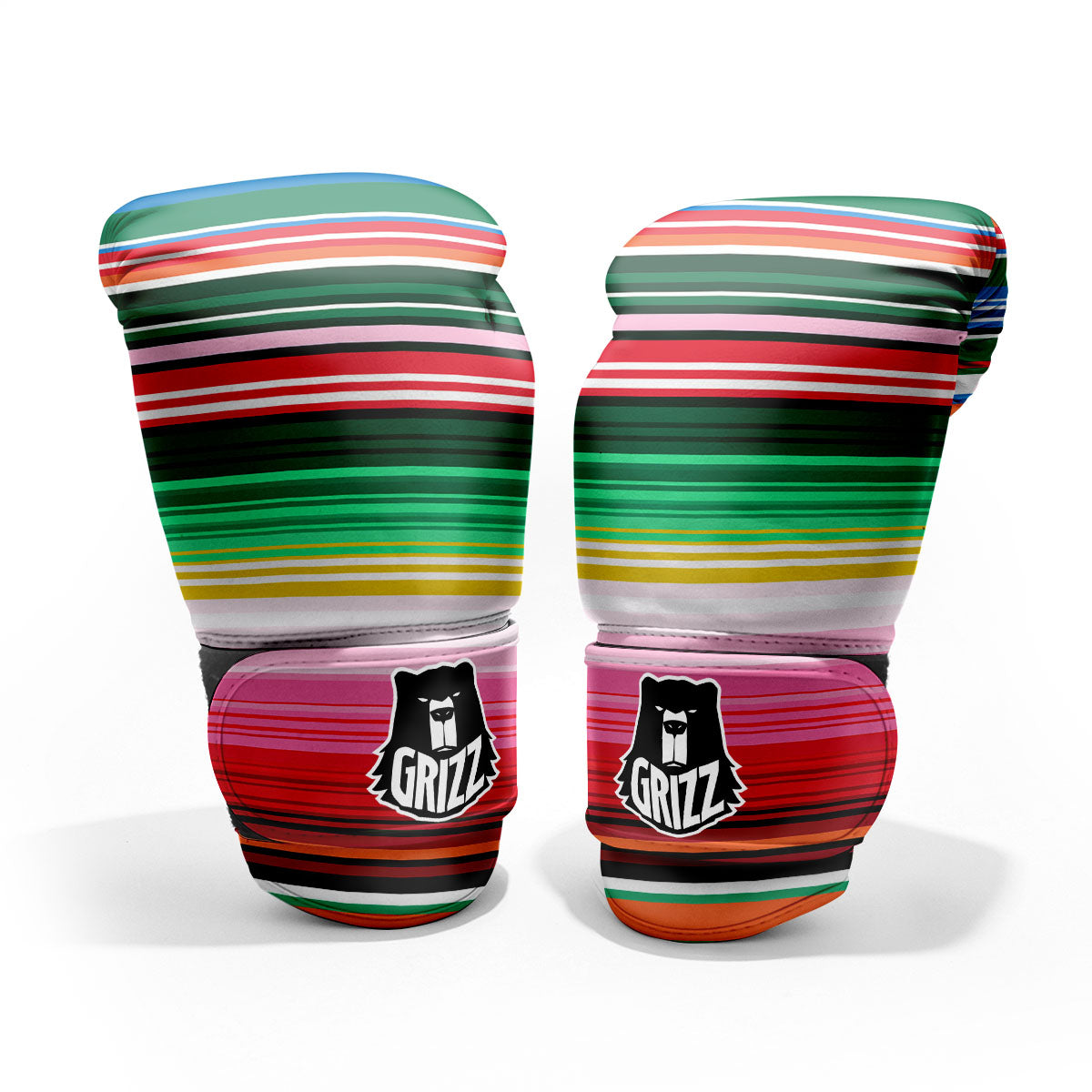 Blanket Mexican Serape Print Pattern Pro Boxing Glove
