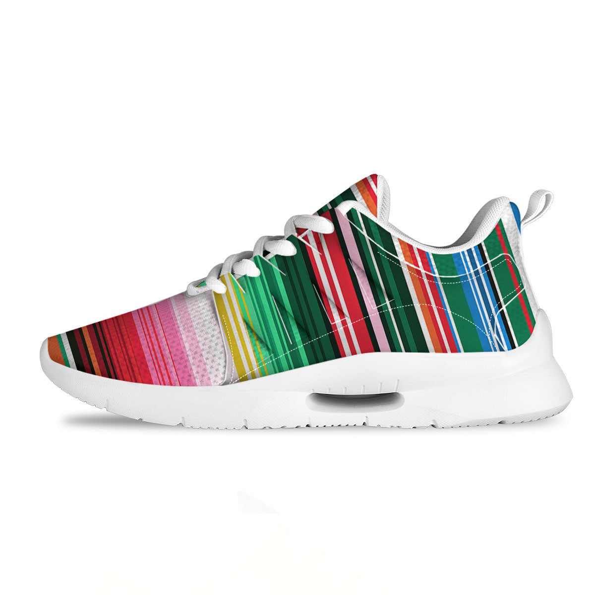 Blanket Mexican Serape Print Pattern Tennis Shoes-grizzshop
