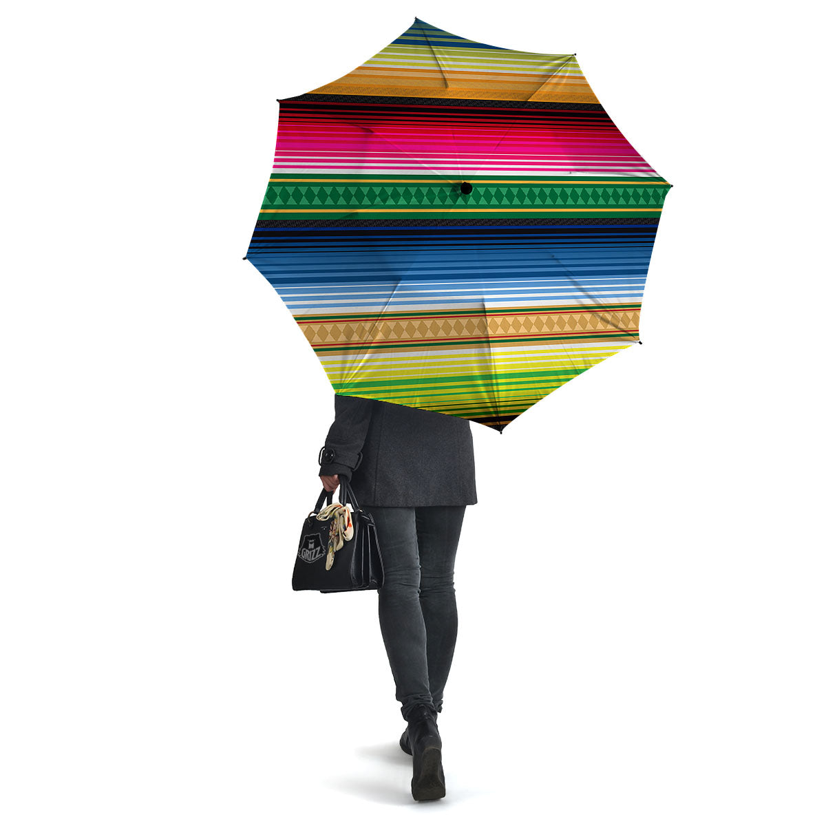 Blanket Mexican Striped Print Pattern Umbrella-grizzshop