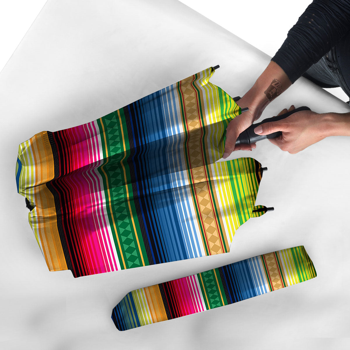 Blanket Mexican Striped Print Pattern Umbrella-grizzshop