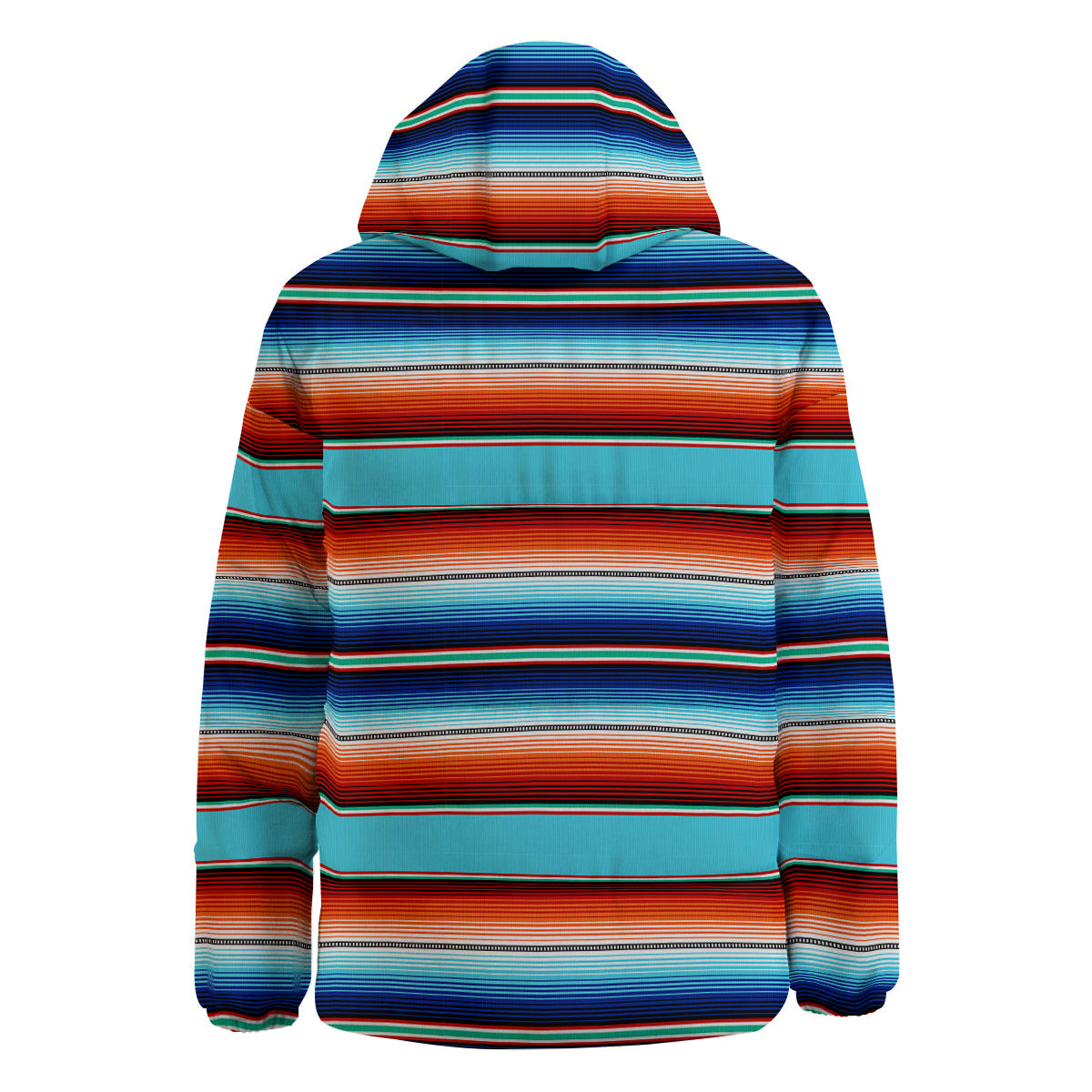 Blanket Mexican Vintage Print Pattern Down Jacket-grizzshop