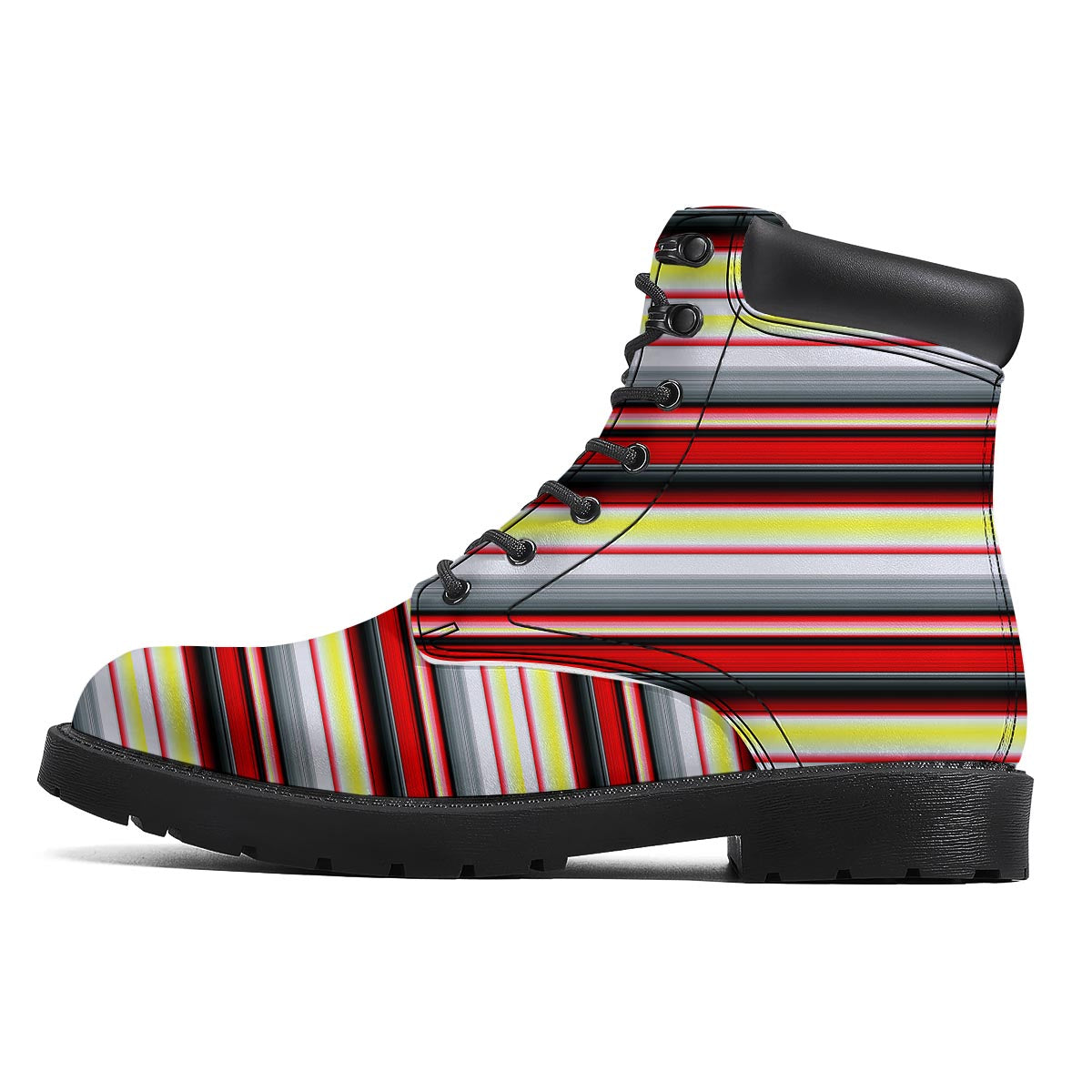 Blanket Stripe Tribal Serape Print Pattern Boots-grizzshop