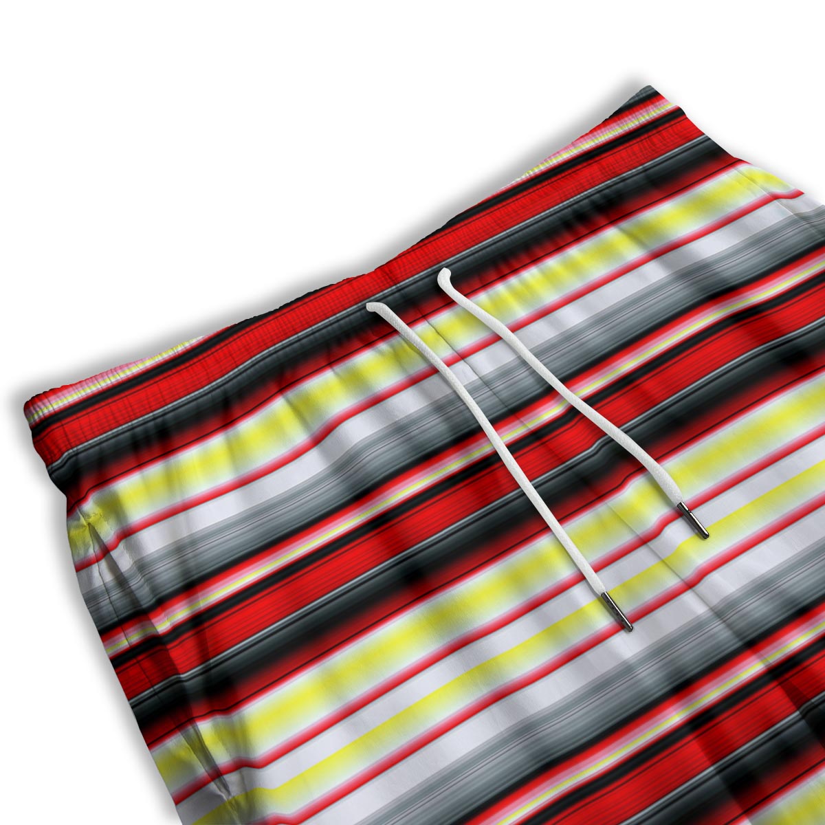 Blanket Stripe Tribal Serape Print Pattern Men's Athletic Shorts