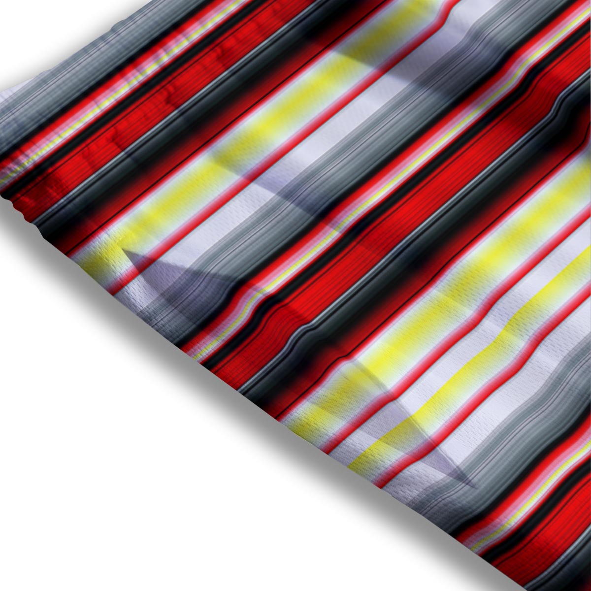 Blanket Stripe Tribal Serape Print Pattern Mesh Shorts