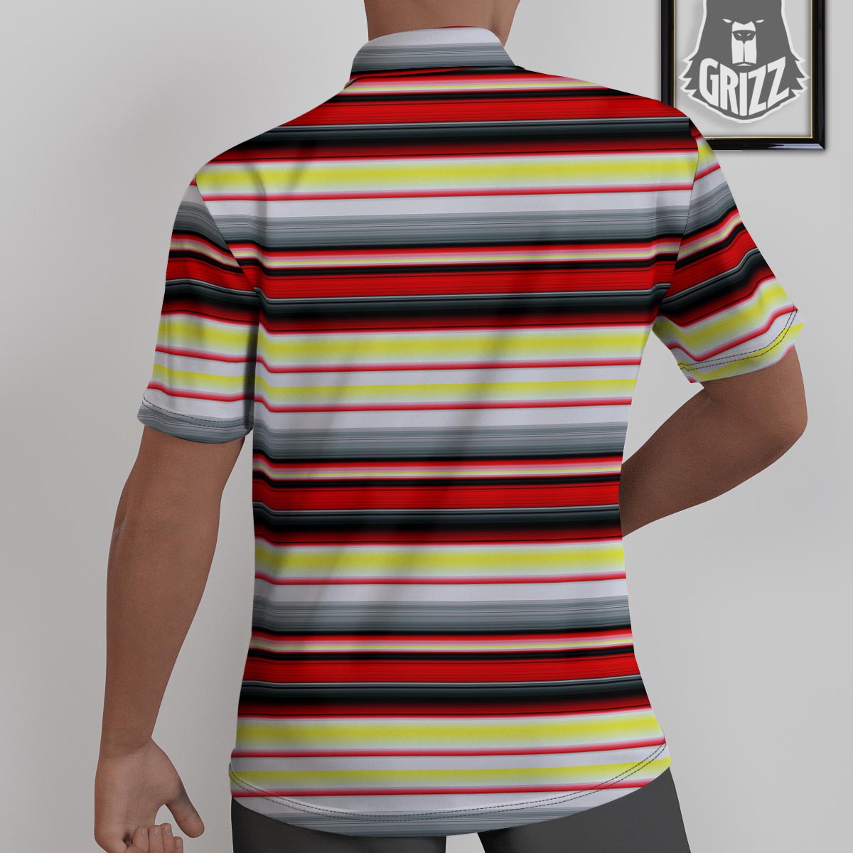 Blanket Stripe Tribal Serape Print Pattern Untucked Shirts-grizzshop