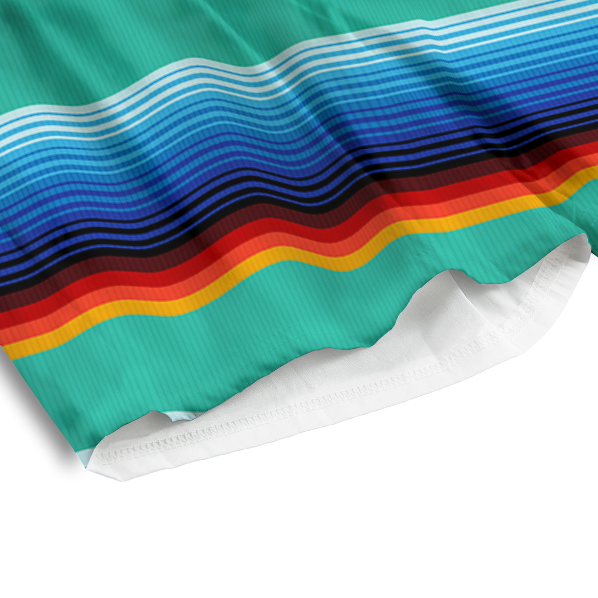 Blanket Stripes Cinco De Mayo Print Men's Athletic Shorts