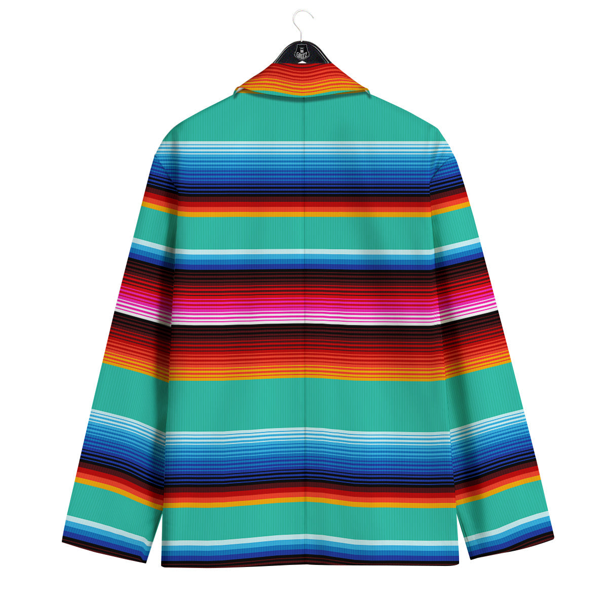 Blanket Stripes Cinco De Mayo Print Men's Sport Coat-grizzshop